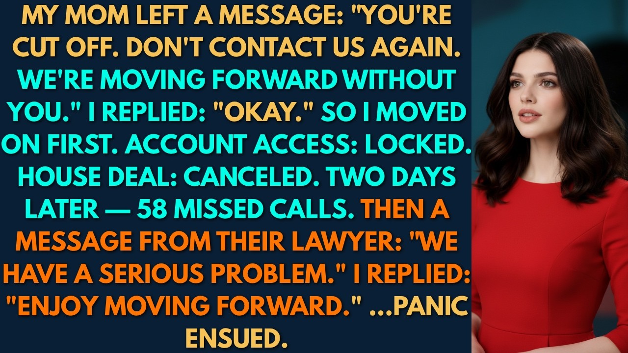 Mom Texted “Don’t Contact Us Again” — 48 Hours Later 58 Missed Calls Begging Me to Fix Everything
