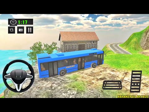 Police Bus Simulator Prison Transport Offroad Heavy Duty Cop Driver - Android GamePlay 3D