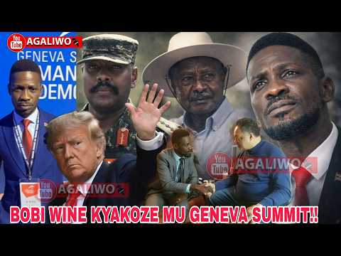 BOBI WINE ALOOPYE PRESIDENT MUSEVENI NE GEN. MUHOOZI MU BAZUNGU, ABASABYE BATAASE UGANDA