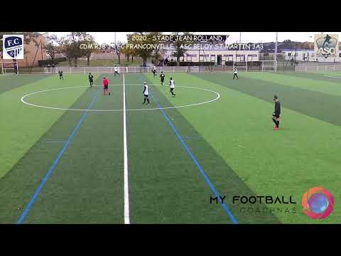 DIMANCHE 25 0CTOBRE CDM R3B J4 FC FRANCONVILLE ASC BELOY 3A3 TOP