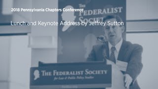 Click to play: Lunch and Keynote Address by Jeffrey Sutton