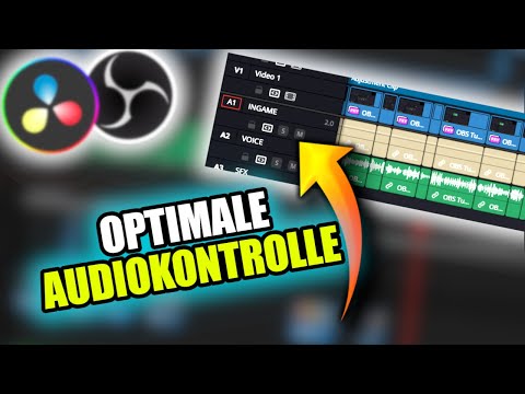 Audio in OBS GETRENNT aufnehmen & in DaVinci Resolve BEARBEITEN – So geht's!" 🎧✅
