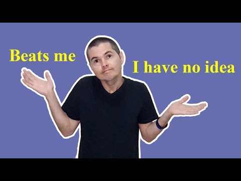 🎯 How To Say Beats Me And I Have No Idea in Brazilian Portuguese | #TeacherRicardoFilgueira