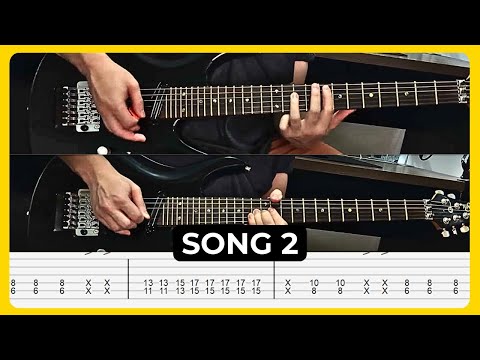 Song 2 - Blur | Tabs | Guitar Lesson | Guitar Cover | Tutorial | All Guitar Parts