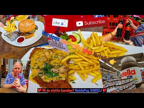 VI FINDER VERDENS STØRSTE NUTELLA GLAS💖OG SPISER PÅ EKSTRA BLADET..... I FLENSBORG😀