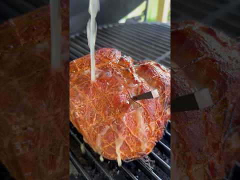 Pork Sirloin Roast on the Big Green Egg for Father’s Day dinner.