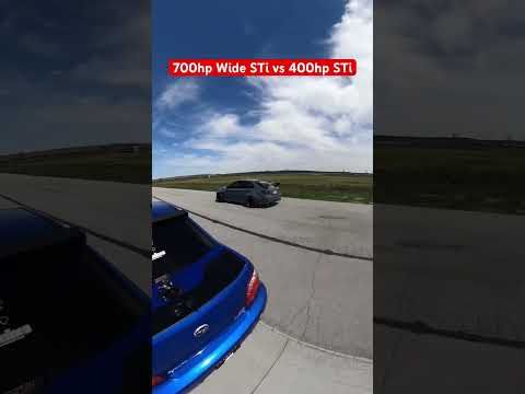 700hp Subaru STi vs 400hp WRX STi