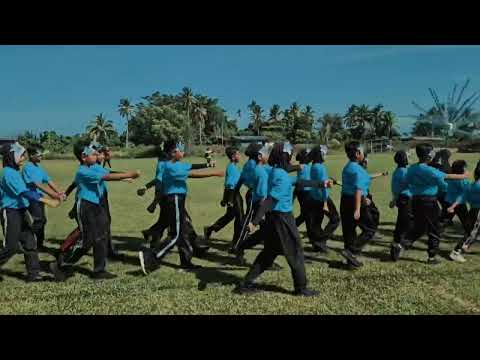 Perbarisan murid sempena sukan sekolah Sk Kulambai yang ke-31