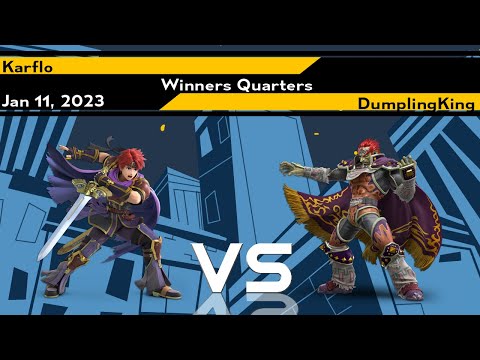 Xeno275 W.Quarters - Karflo (Roy) Vs. DumplingKing (Ganondorf) - SSBU Ultimate Tournament