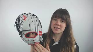 Video thumbnail: Rawlings Liberty Advanced 12.5" Fastpitch Softball Glove: RLA125FS
