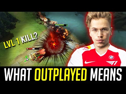 This is what "OUTPLAYED" Means - TOPSON 200 IQ Shadow Fiend DOTA 2