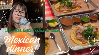 日本出発前最後の【家族時間】Having dinner with my loved ones before going to Japan🇯🇵