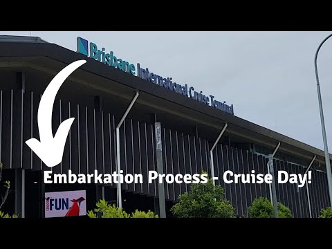 Embarkation Process Brisbane, Australia - Cruise Day on the Carnival Luminosa - How was the process