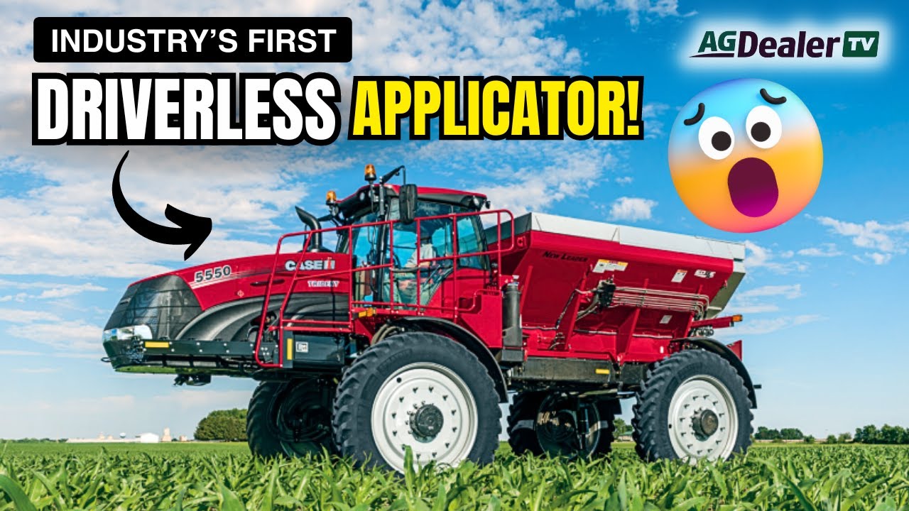 Checkout the Case IH Trident 5550 Applicator: Industry's 1st Driverless Applicator is Here!