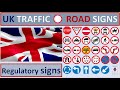 UK TRAFFIC ROAD SIGNS - Regulatory signs