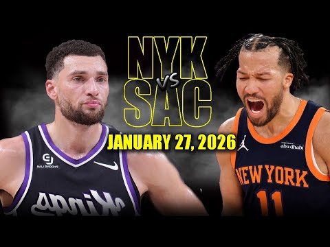 New York Knicks vs Sacramento Kings Full Game Highlights – January 27, 2026 | NBA Season