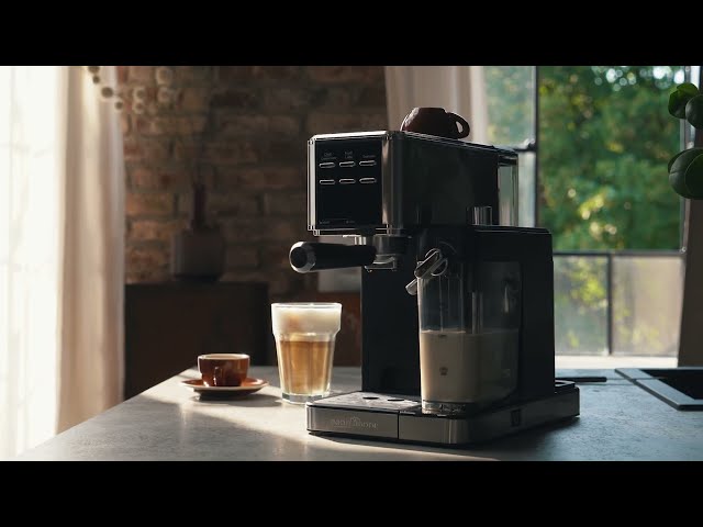 Cafetière expresso ProfiCook KA 1266 1,5L 20 Bars avec mousseur à lait video
