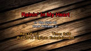 Hank Williams Jr. - Rainin&#39; In My Heart (Backing Track)