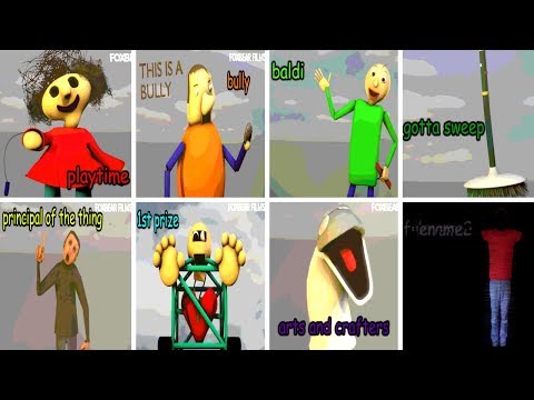All Characters & Voices v1.3.2 - Baldi's Basics in Education and Learning (NEW)