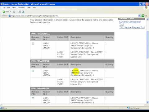 Cisco Nexus 1000V - How to Install a Purchased License