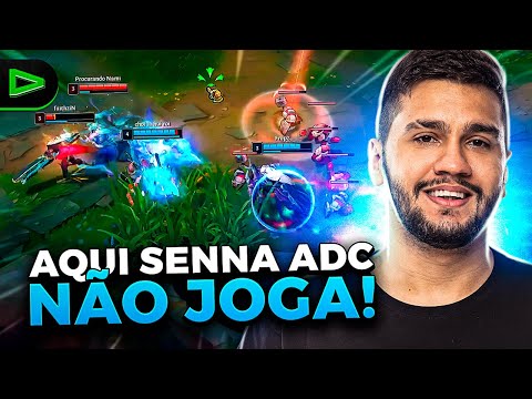 ESSA SENNA NEM CLICOU, STOMPAMOS O BOT!! LEAGUE OF LEGENDS