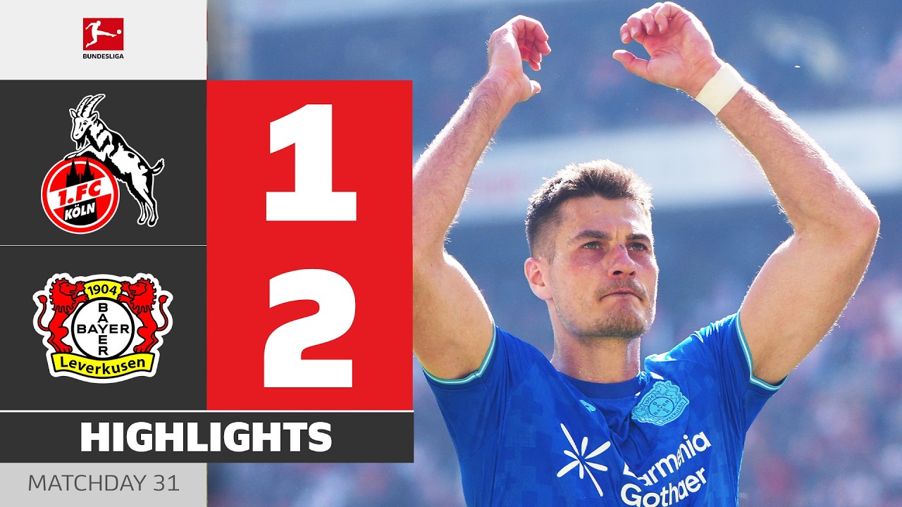 Derby Hero Schick | 1. FC KÖLN - BAYER 04 LEVERKUSEN | Highlights | Matchday 31 – Bundesliga 2025/26