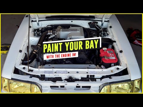 Paint Your Foxbody's Engine Bay WITHOUT Removing the Engine! - TIPS05E35