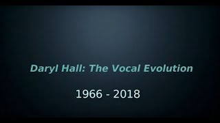 Daryl Hall: The Vocal Evolution (1966 - 2018)
