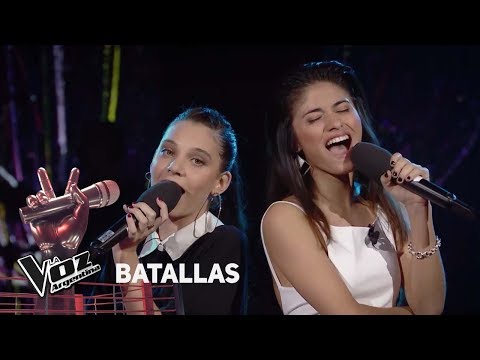 Valentina vs Juliana - "Ahora te puedes marchar" - Luis Miguel - Battles - La Voz Argentina 2018
