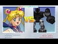 Peter Griffin And Sailor Moon VS Akuma And Shimakaze In A MUGEN Match Battle Fight