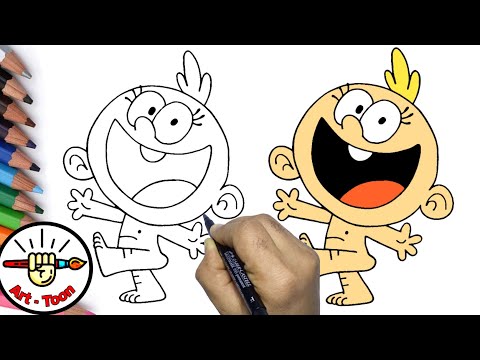 how to draw Lily Loud from the Loud House step by step ...
