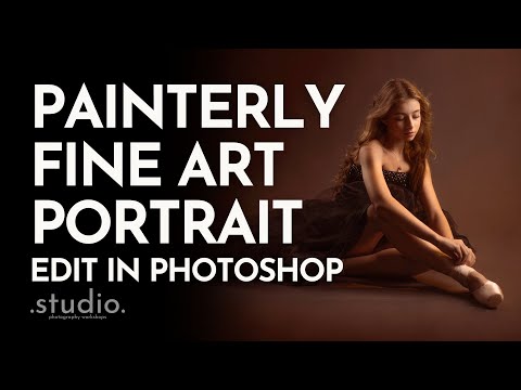 Painterly Fine Art Dance Portrait in Photoshop