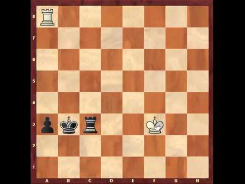 Chess: Rook - pawn endgame, Paul Keres - Mikhail Botvinnik, 1948, 0-1 http://sunday.b1u.org ✔️