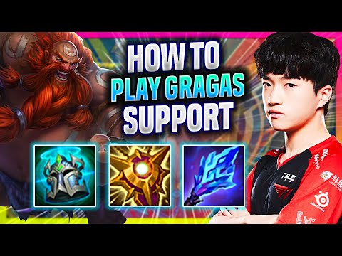 LEARN HOW TO PLAY GRAGAS SUPPORT LIKE A PRO! - T1 Keria Plays Gragas Support vs Taric! |