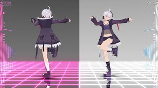 【MMD】GETCHA! [back side ＆ mirror][60fps]【mix FLOWER with MIKU's main part】