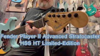 Video thumbnail for Fender Player II Advanced Stratocaster HSS HT Limited-Edition demo at Guitar Center. by ShadowLord