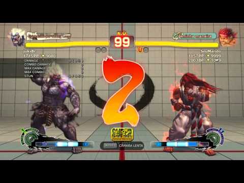 SeuMarido (Evil Ryu) Vs JuksBr (Oni) SSF4 (AE)