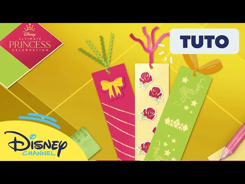 La Grande Fête des Princesses - Tuto avec Belle : Le marque page de Belle | Disney