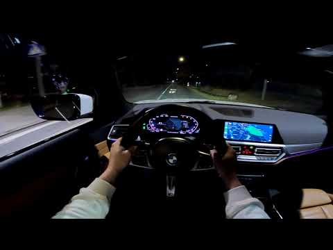 BMW G21 M340i B58 POV Night Drive