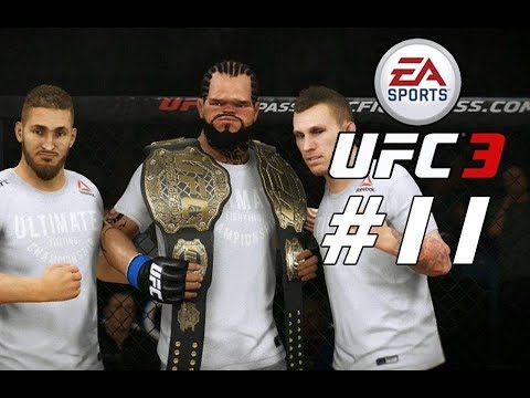 UFC 3 Welterweight Career Mode Walkthrough Part 11 - TWO DIVISION CHAMPION!