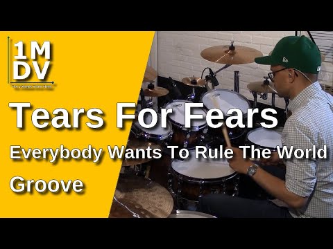 1MDV - The 1-Minute Drum Video #212 : Tears For Fears / Everybody Wants To Rule The World Groove