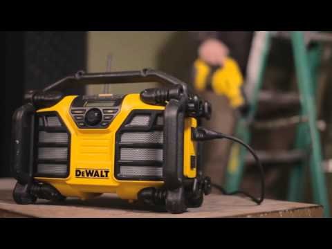 DEWALT 12V/20V MAX* Worksite Charger/Radio - Overview (DCR015)