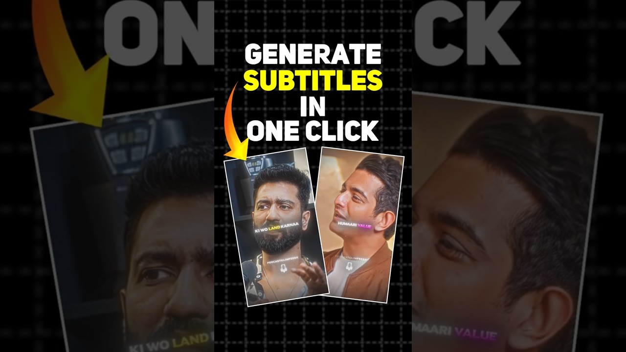 Free and No Watermark Auto-Captions for Videos | 1Click Subtitle Generator | Free Auto Caption App |