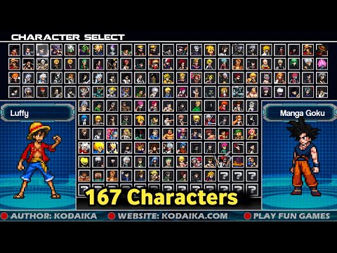 Anime War Super Mugen (167 Characters) 2023