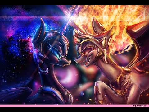 Daybreaker and Nightmare Moon  - Fighting