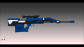 RWBY Weapon Design: Sniper Battle-Axe