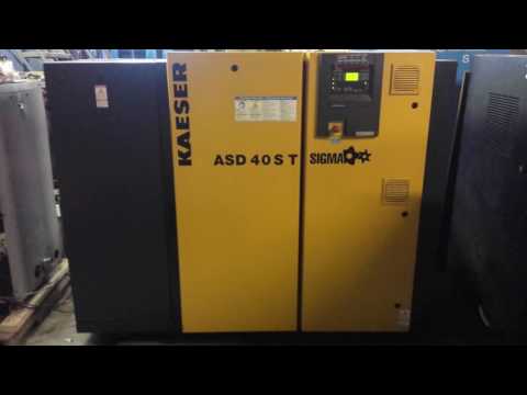 Kaeser ASD 40S T 40HP Direct Drive Rotary Screw Air Compressor with Built-in Dryer