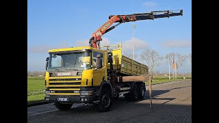 Scania P114.380 6X4 PALFINGER ダンプトラック | 画像 3 - Autoline