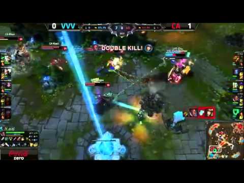CA VS VVV Game 2 Highlights {Epic}   NA CS 2014 Spring MUST SEE