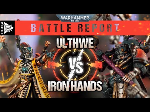 Ulthwe vs Iron Hands 2000pts | Warhammer 40,000 Battle Report